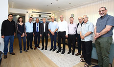 A Weizmann Institute of Science delegation visited HIT 