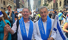 HIT's President and the Institute's CEO took part in the Israel Day Parade in NYC