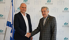 ביקורו של גדעון לוסטיג, שגריר ישראל המיועד לאוזבקיסטן ב-HIT מכון טכנולוגי חולון