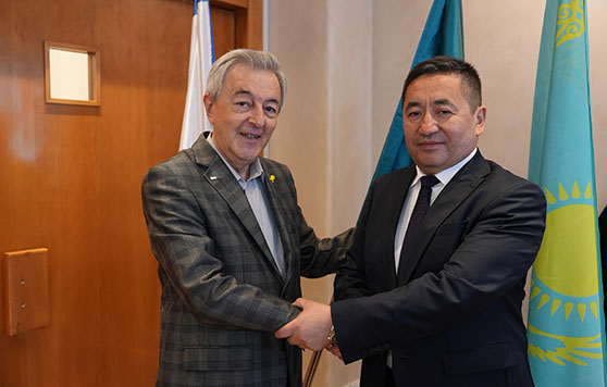 Kazakhstan's new Ambassador to Israel visited HIT.