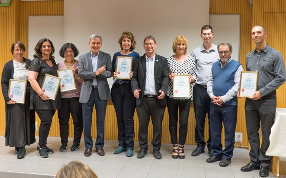 הנהלת המכון ואנשי הסגל המהלי המצטיינים