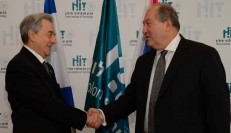 The President of Armenia visited HIT and signed an MOU