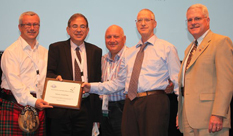 Prof. Moti Frank received an Award given to INCOSE_IL