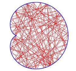 Chaotic geodesics